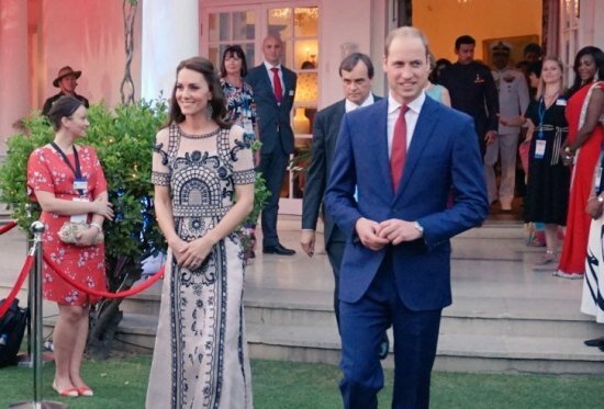 Prince William and Kate's India visit Pics: Duke and Duchess see Taj Mahal, Gandhi Smriti, Oval Maidan; Attend Bollywood-themed reception The Duke and Duchess arrive at The Queen's Birthday Party in Delhi on Day 2 of their visit